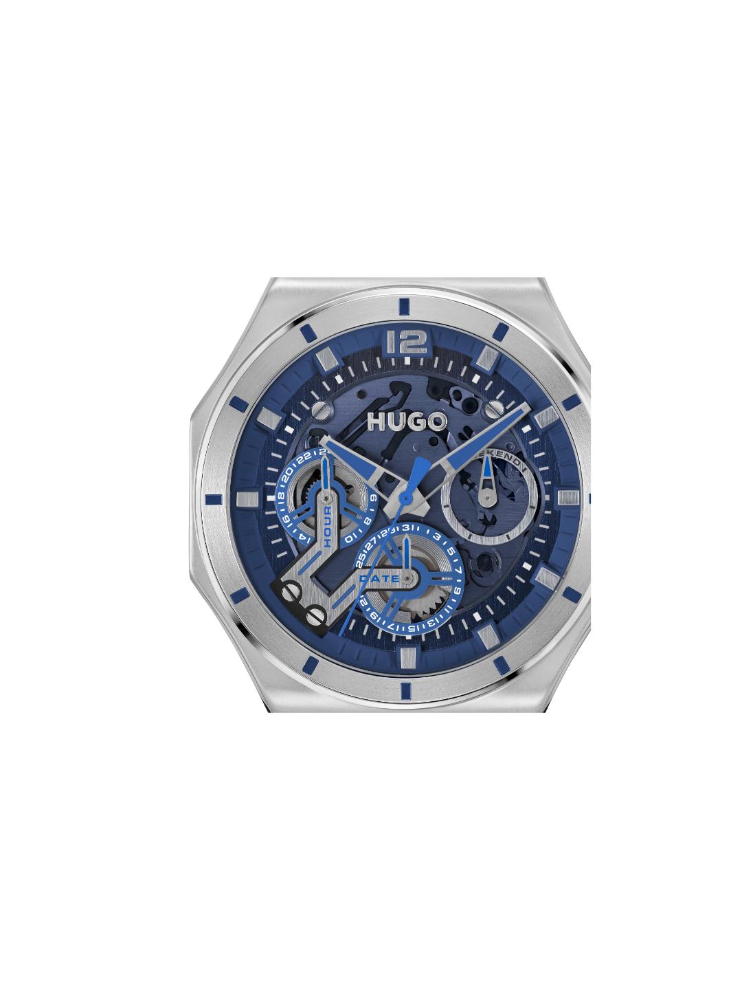 Hugo Grail Skeleton Chronograph Blue 44 mm Dial Men Watch 1530375