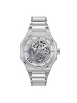 Hugo Grail Skeleton Chronograph Silver 44 mm Dial Men Watch 1530377