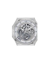 Hugo Grail Skeleton Chronograph Silver 44 mm Dial Men Watch 1530377