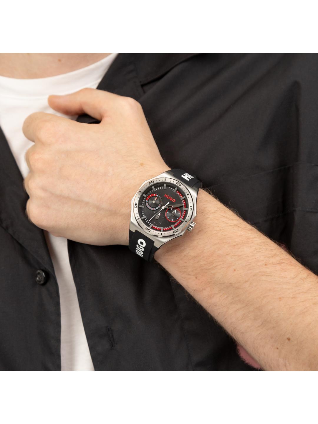 Hugo Grail Sport Chronograph Black 44 mm Dial Men Watch 1530397