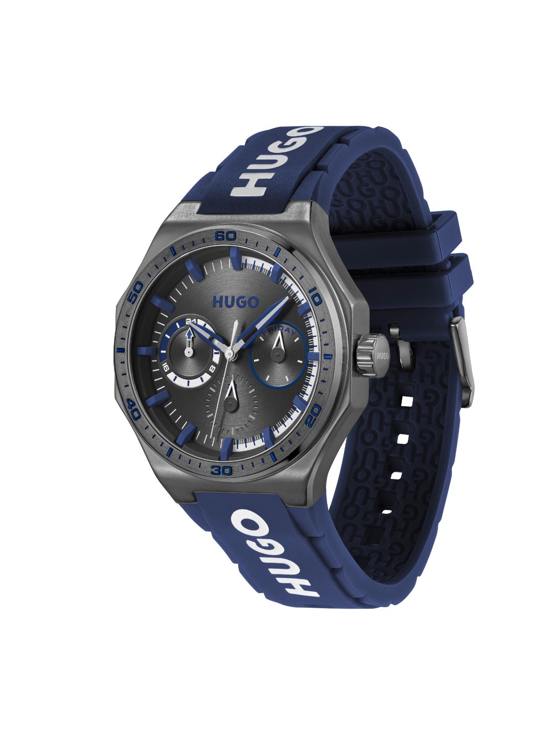 Hugo Grail Sport Chronograph Grey 44 mm Dial Men Watch 1530398