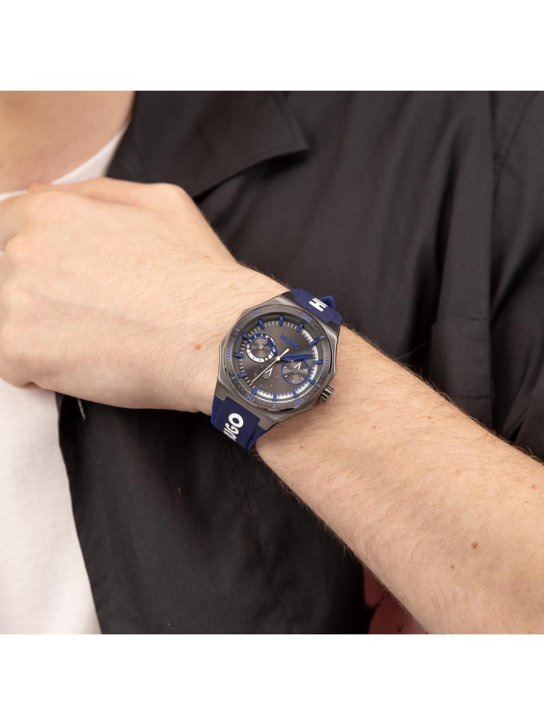 Hugo Grail Sport Chronograph Grey 44 mm Dial Men Watch 1530398