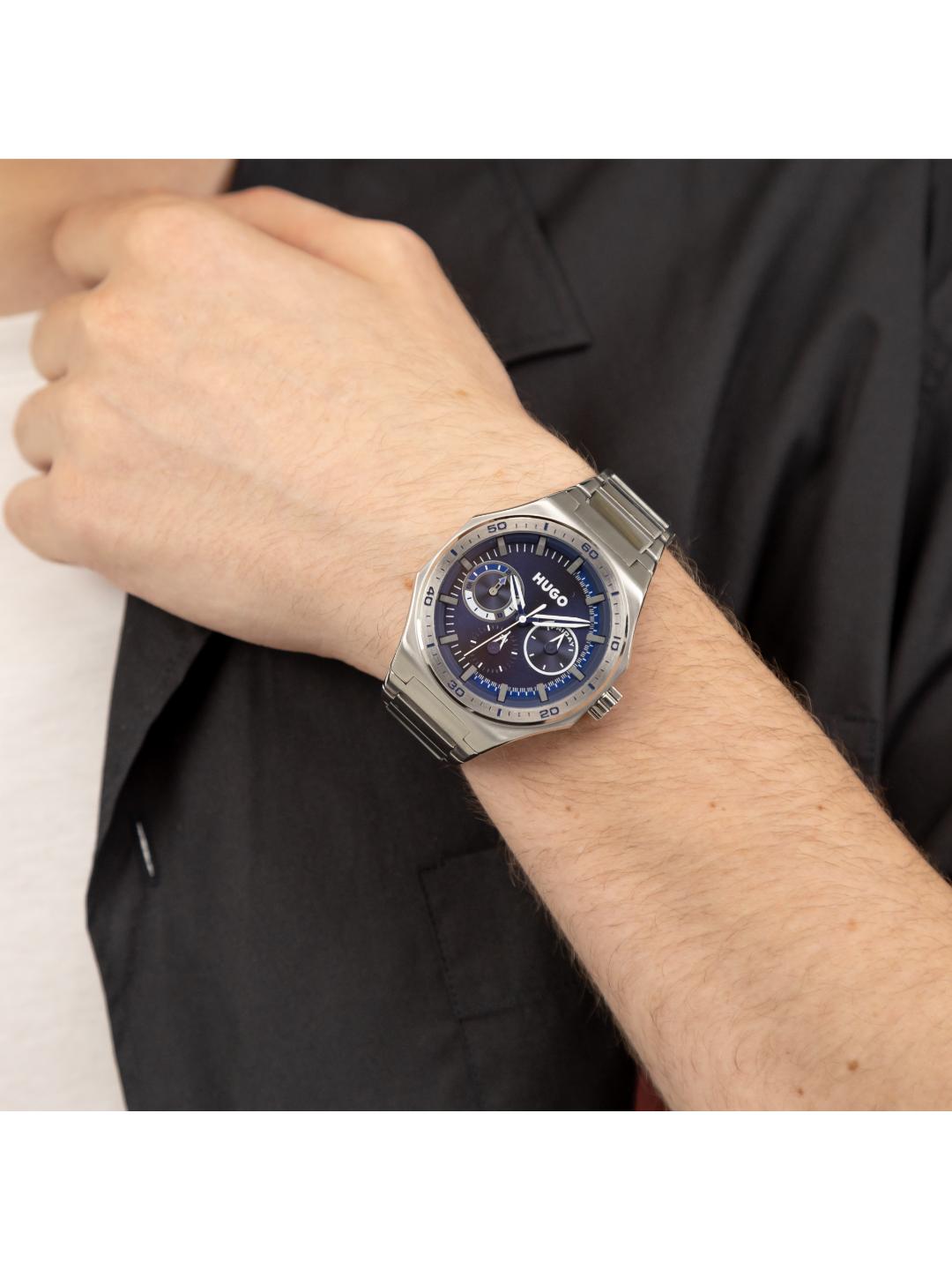 Hugo Grail Sport Chronograph Blue 44 mm Dial Men Watch 1530400