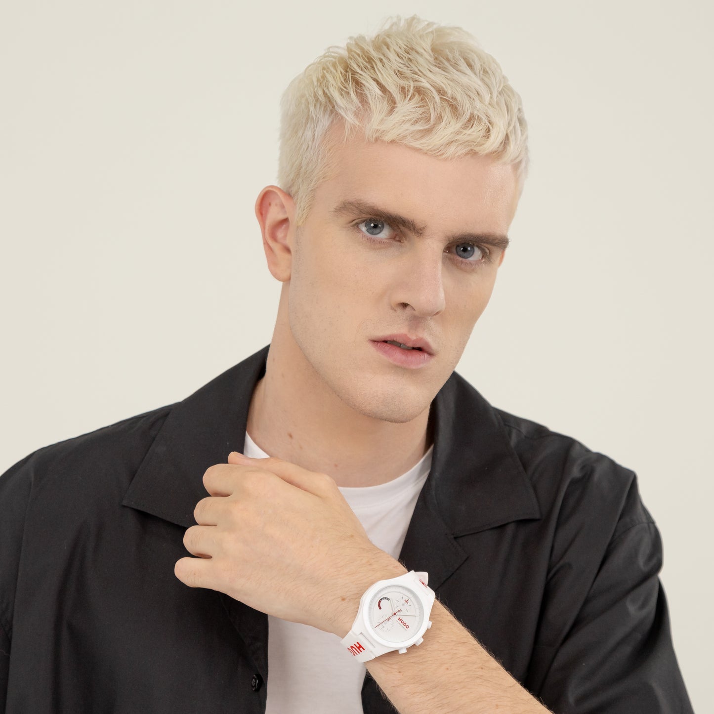 Hugo Boss LIT MULTI 44 mm White Dial Men Watch-  1530406