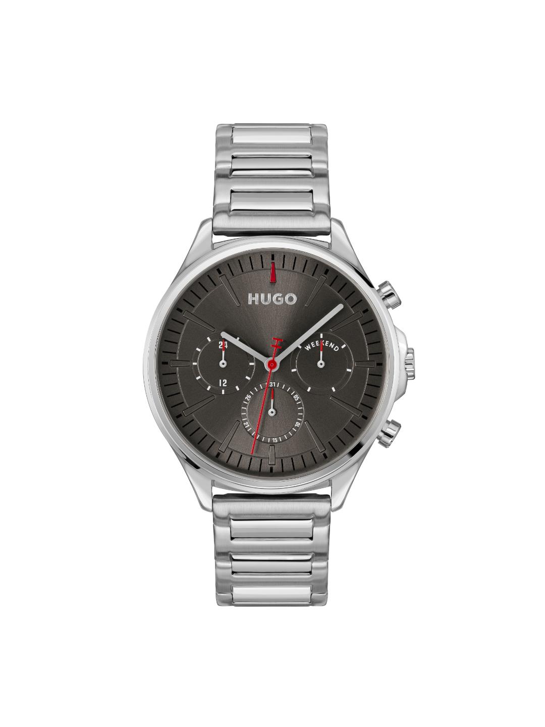 Hugo Smash Multi Chronograph Grey 43 mm Dial Men Watch 1530411