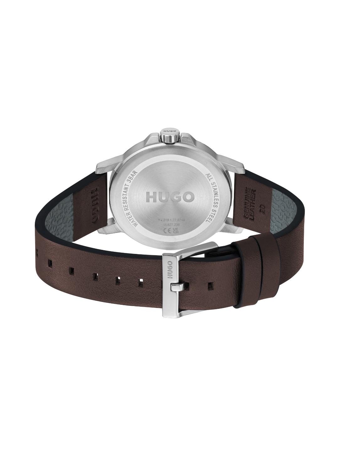 Hugo Smooth Basic Olive Green 41 mm Dial Men Analog Watch 1530418