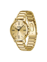 Hugo Smooth Basic Gold 41 mm Dial Men Analog Watch 1530420