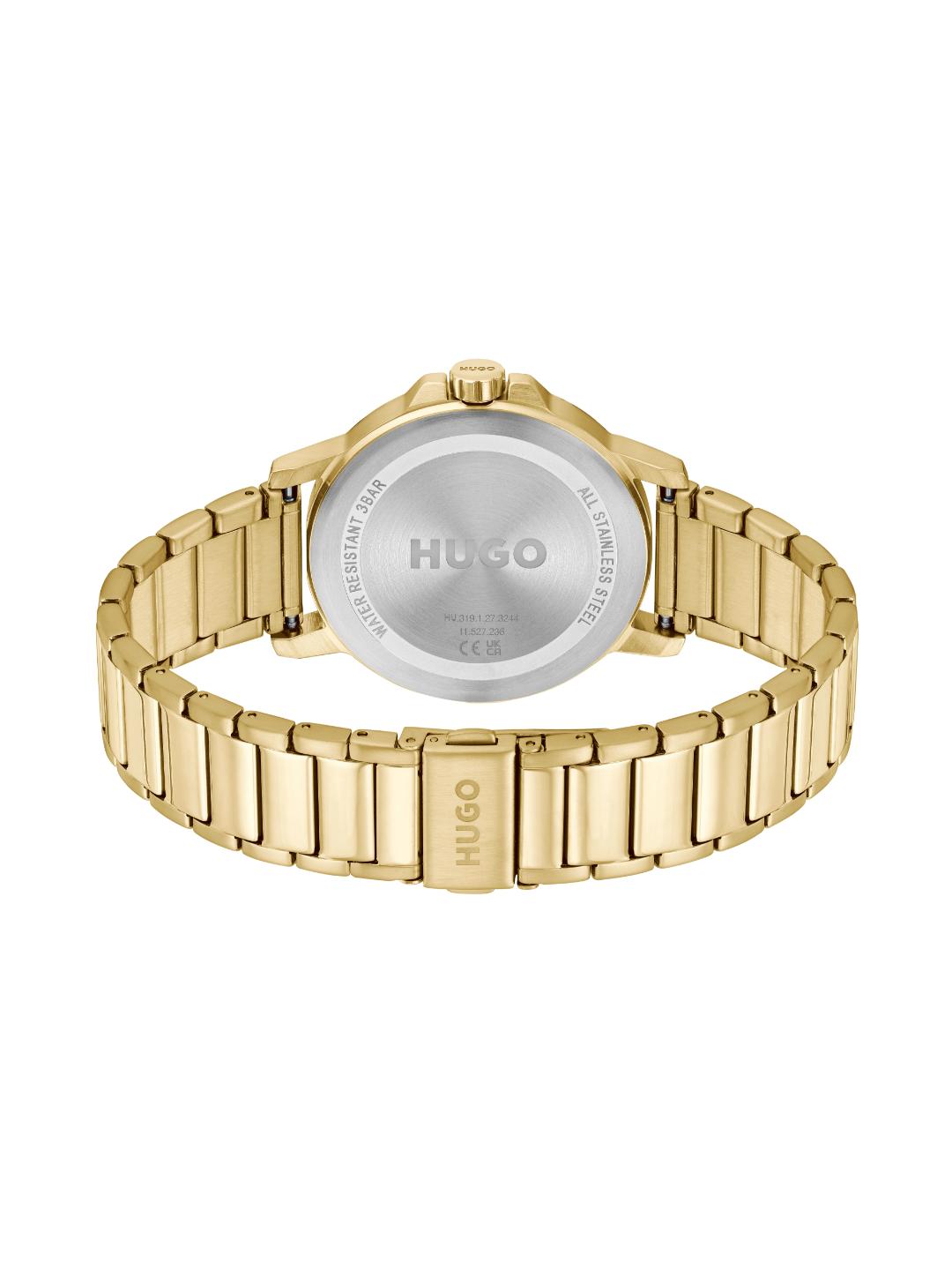 Hugo Smooth Basic Gold 41 mm Dial Men Analog Watch 1530420