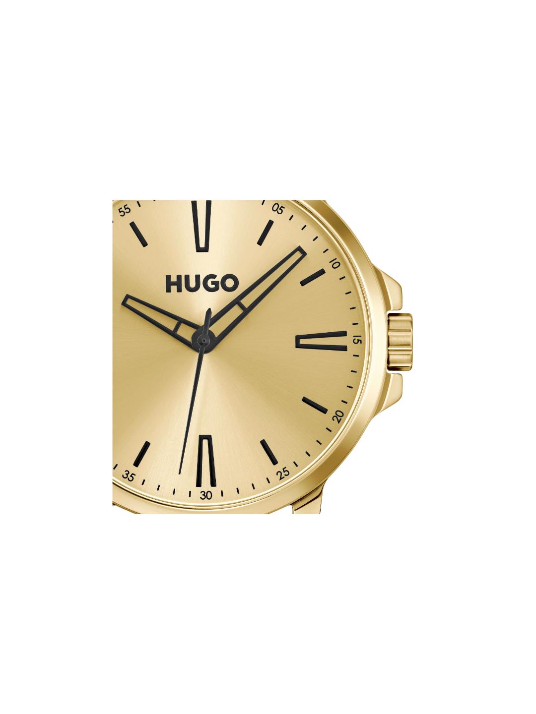 Hugo Smooth Basic Gold 41 mm Dial Men Analog Watch 1530420