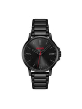 Hugo Smooth Basic Black 41 mm Dial Men Analog Watch 1530421