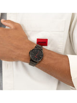 Hugo Smooth Basic Black 41 mm Dial Men Analog Watch 1530421