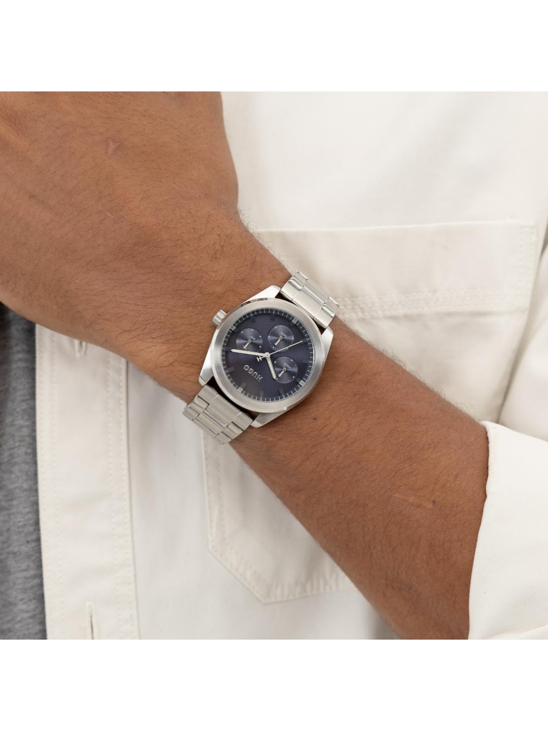 Hugo Bright Sport Chronograph Blue 42 mm Dial Men Watch 1530424