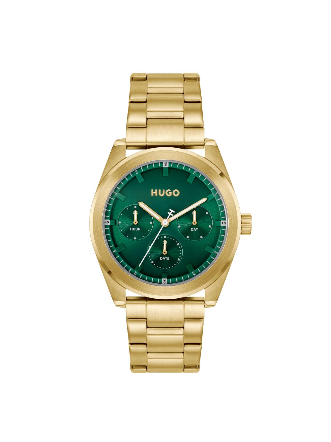 Hugo Bright Sport Chrono Green 42 mm Dial Men Watch 1530425