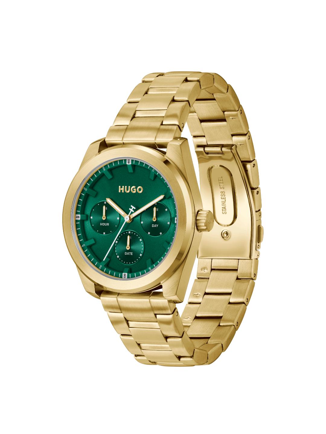 Hugo Bright Sport Chrono Green 42 mm Dial Men Watch 1530425