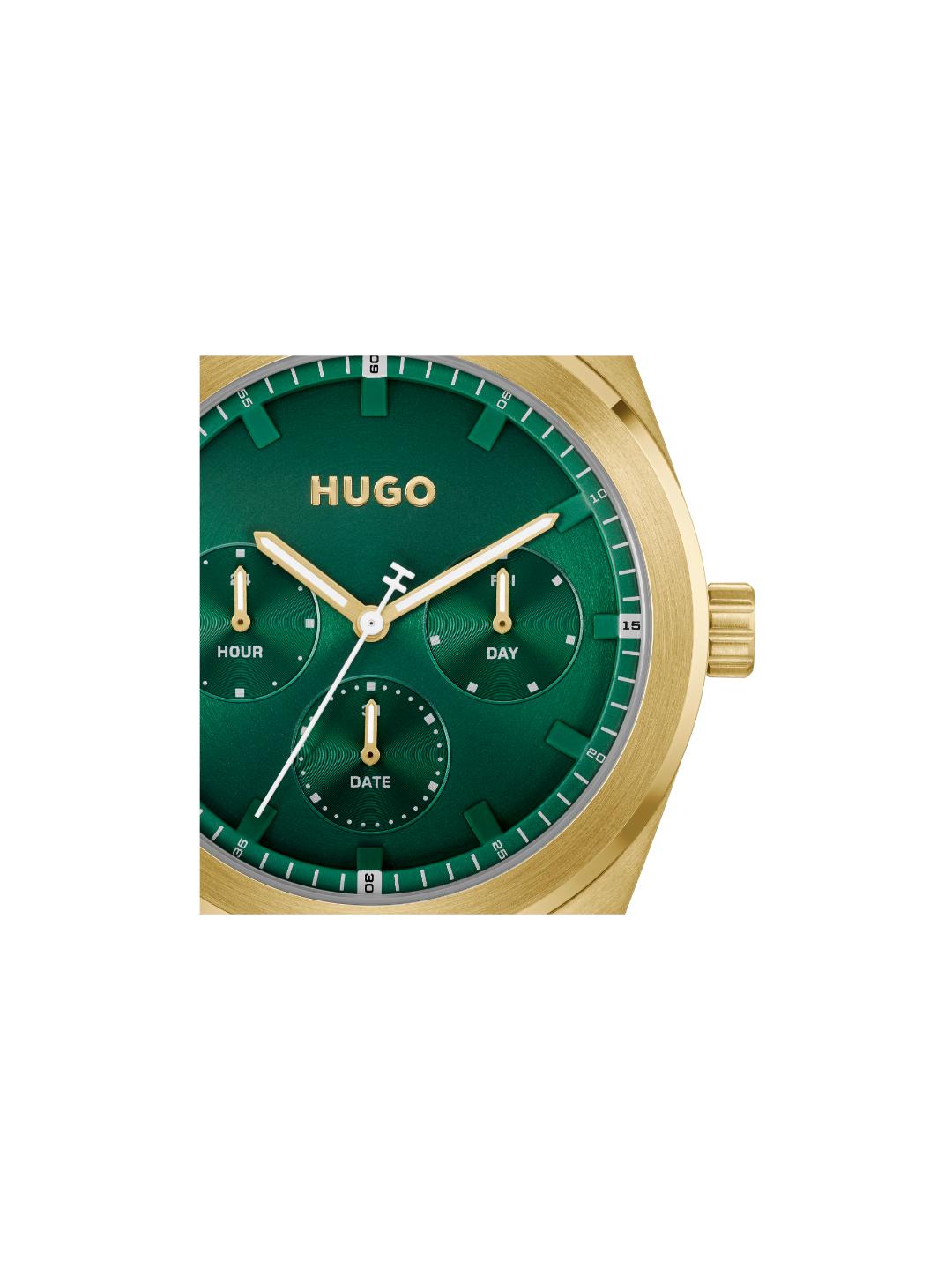 Hugo Bright Sport Chrono Green 42 mm Dial Men Watch 1530425