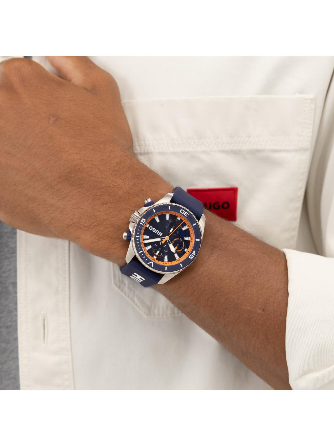 Hugo Dive Chronograph Blue 44 mm Dial Men Watch 1530428