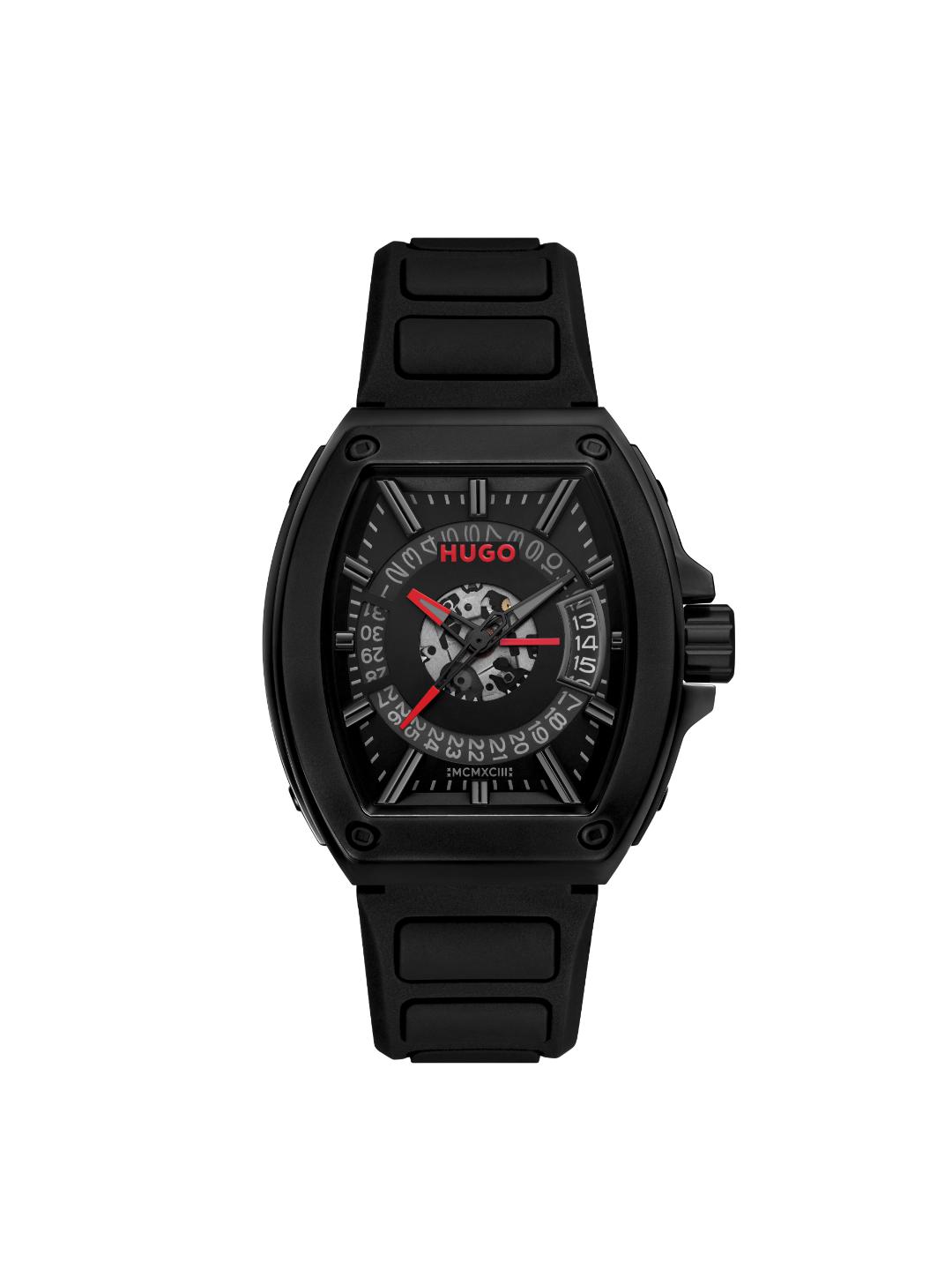Hugo Hugo ID Basic Calendar Black 40.7 mm Dial Men Analog Watch 1530436