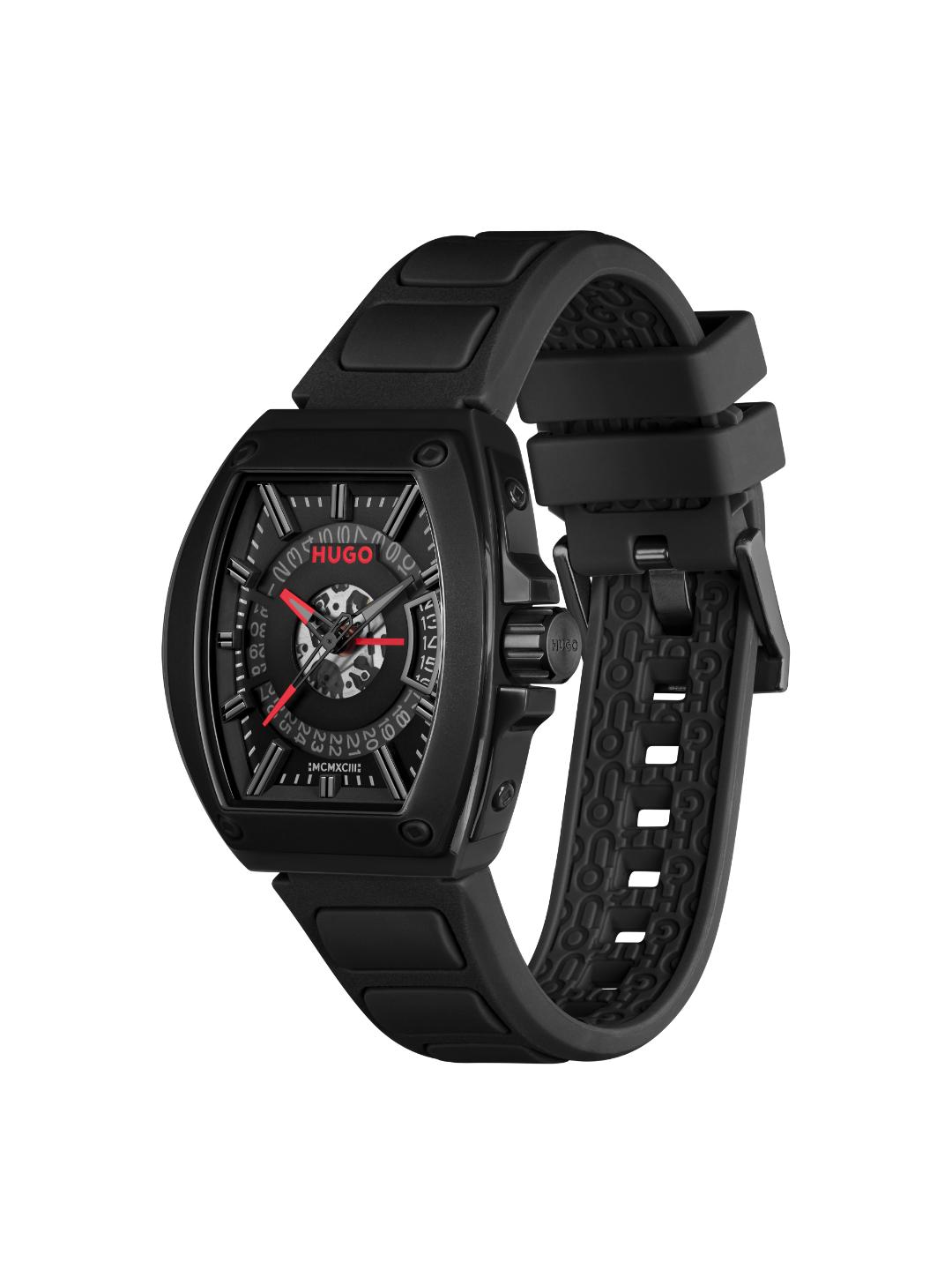 Hugo Hugo ID Basic Calendar Black 40.7 mm Dial Men Analog Watch 1530436