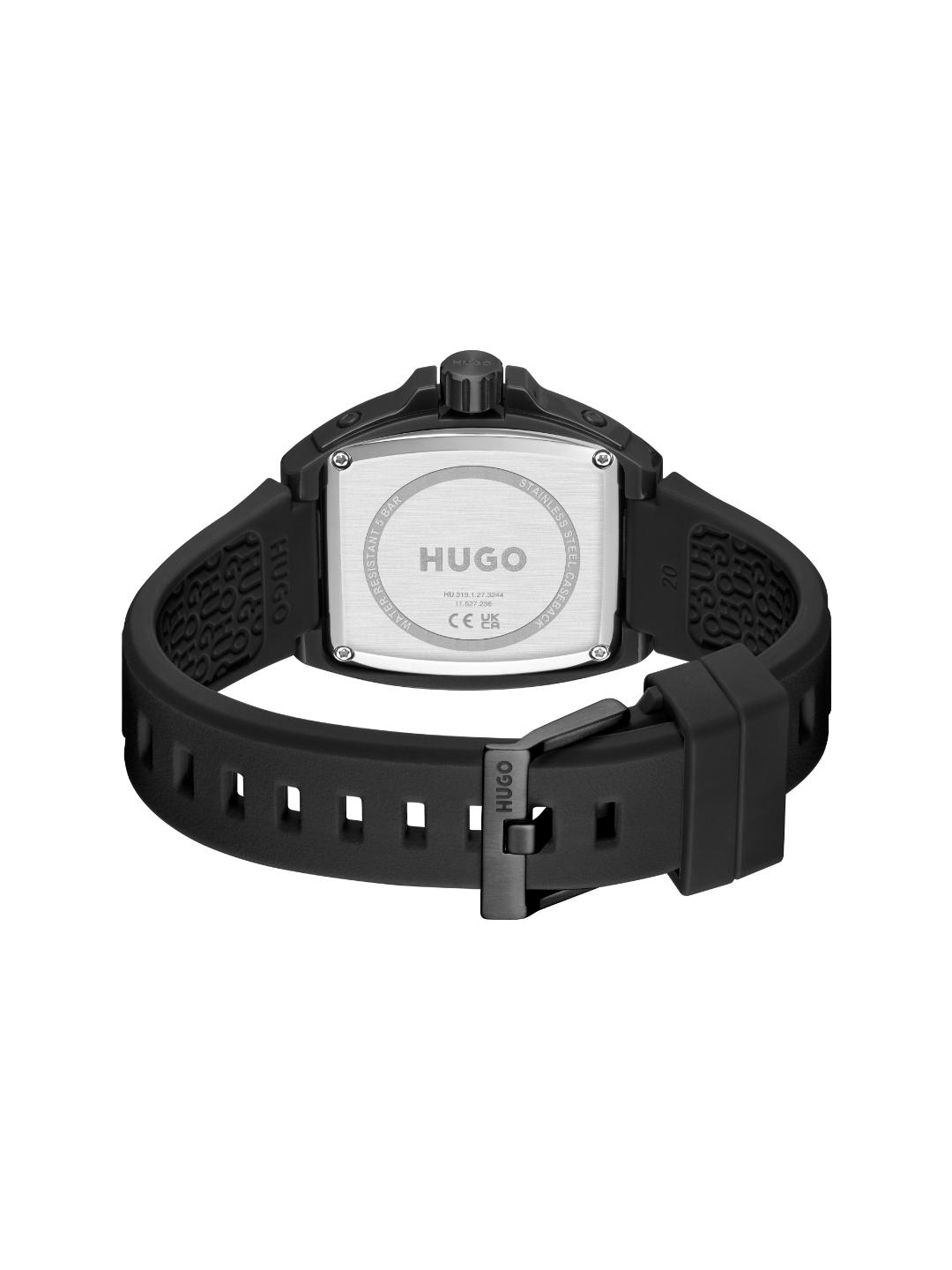 Hugo Hugo ID Basic Calendar Black 40.7 mm Dial Men Analog Watch 1530436