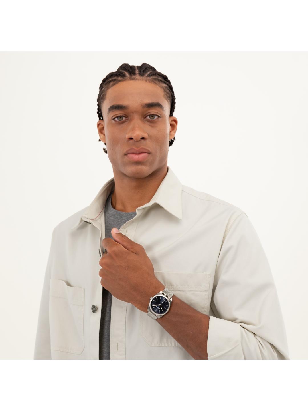 Hugo Ark Basic Blue 40 mm Dial Men Analog Watch 1530439