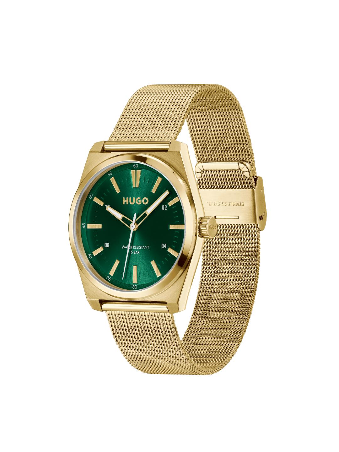 Hugo Ark Basic Green 40 mm Dial Men Analog Watch 1530441