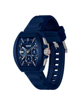 Hugo ID Skeleton Chronograph Blue 42.7 mm Dial Men Watch 1530443