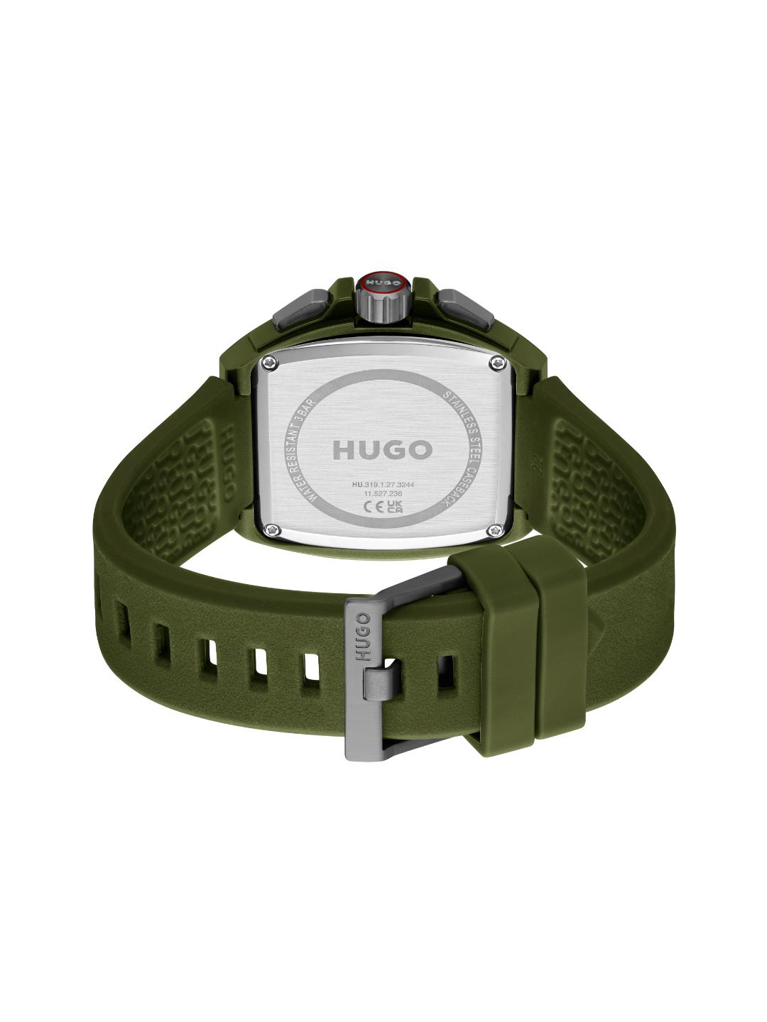Hugo ID Skeleton Chronograph Grey 42.7 mm Dial Men Watch 1530444