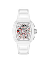 Hugo ID Skeleton Chronograph Silver White 42.7 mm Dial Men Watch 1530445
