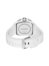 Hugo ID Skeleton Chronograph Silver White 42.7 mm Dial Men Watch 1530445