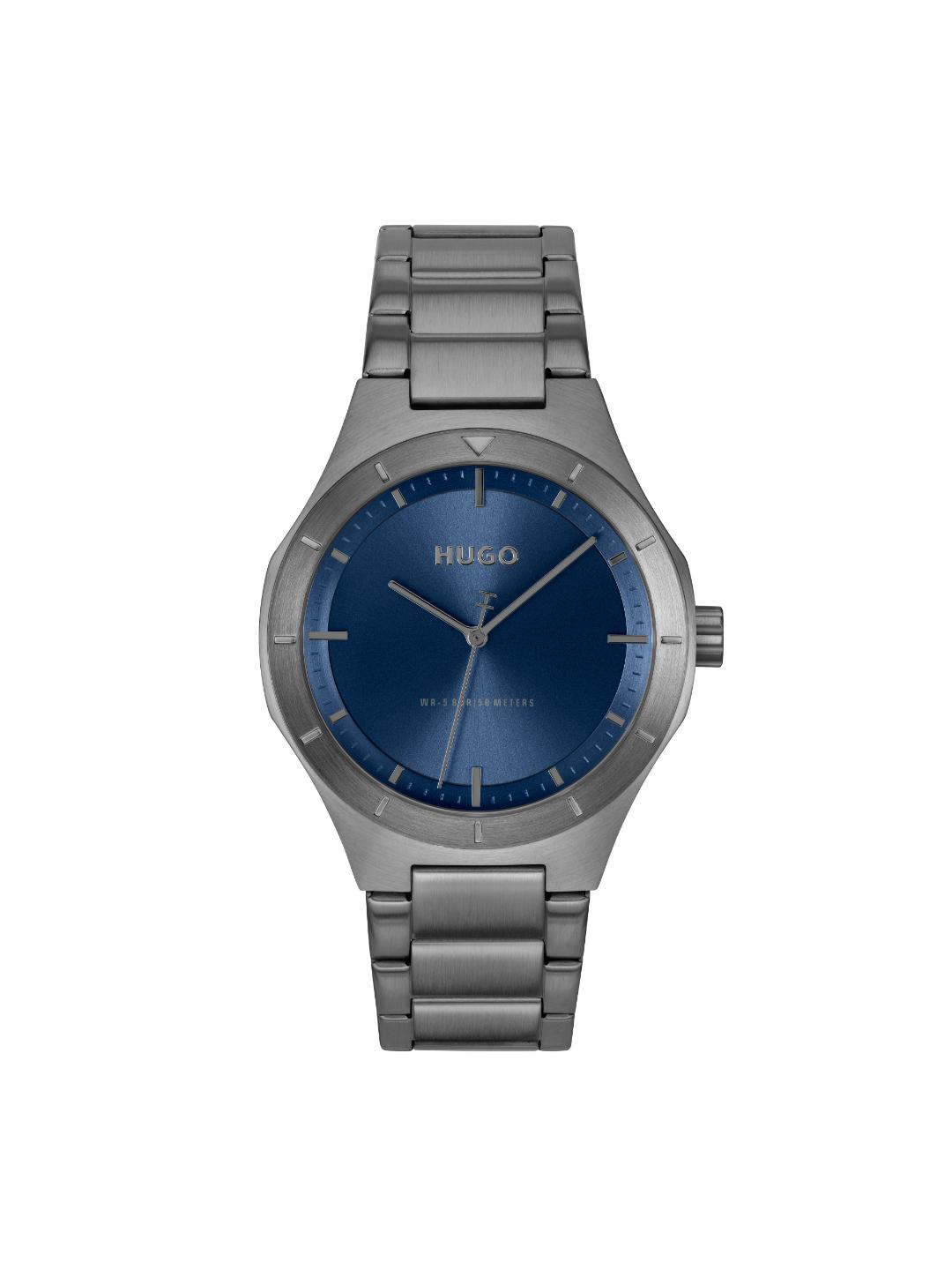 Hugo Lit Basic Blue 42 mm Dial Men Analog Watch 1530448