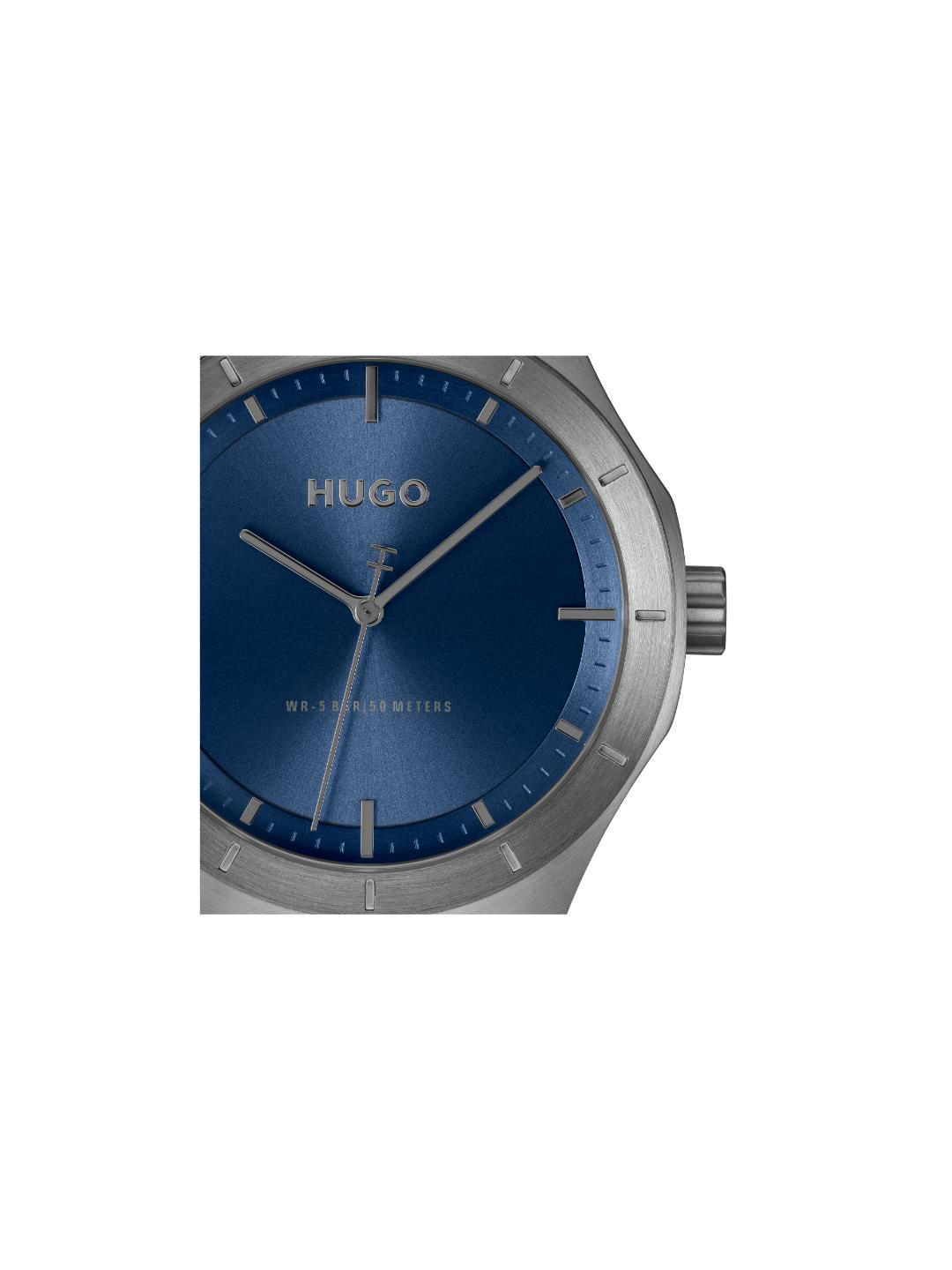 Hugo Lit Basic Blue 42 mm Dial Men Analog Watch 1530448