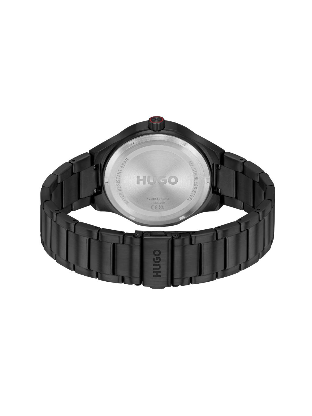 Hugo Lit Basic Black 42 mm Dial Men Analog Watch 1530450
