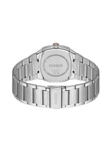 Hugo Telly Basic Silver White Tonneau 40 mm Dial Men Analog Watch 1530460