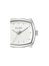 Hugo Telly Basic Silver White Tonneau 40 mm Dial Men Analog Watch 1530460