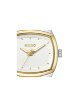 Hugo Telly Basic Silver White Tonneau 40 mm Dial Men Analog Watch 1530461