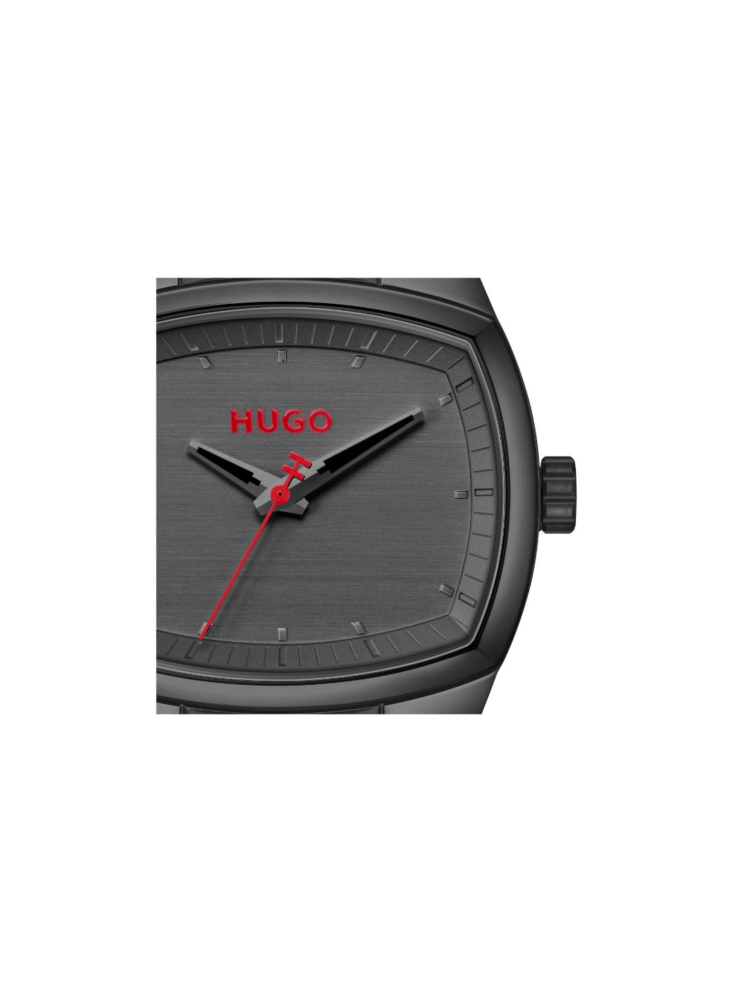 Hugo Telly Basic Black Tonneau 40 mm Dial Men Analog Watch 1530462