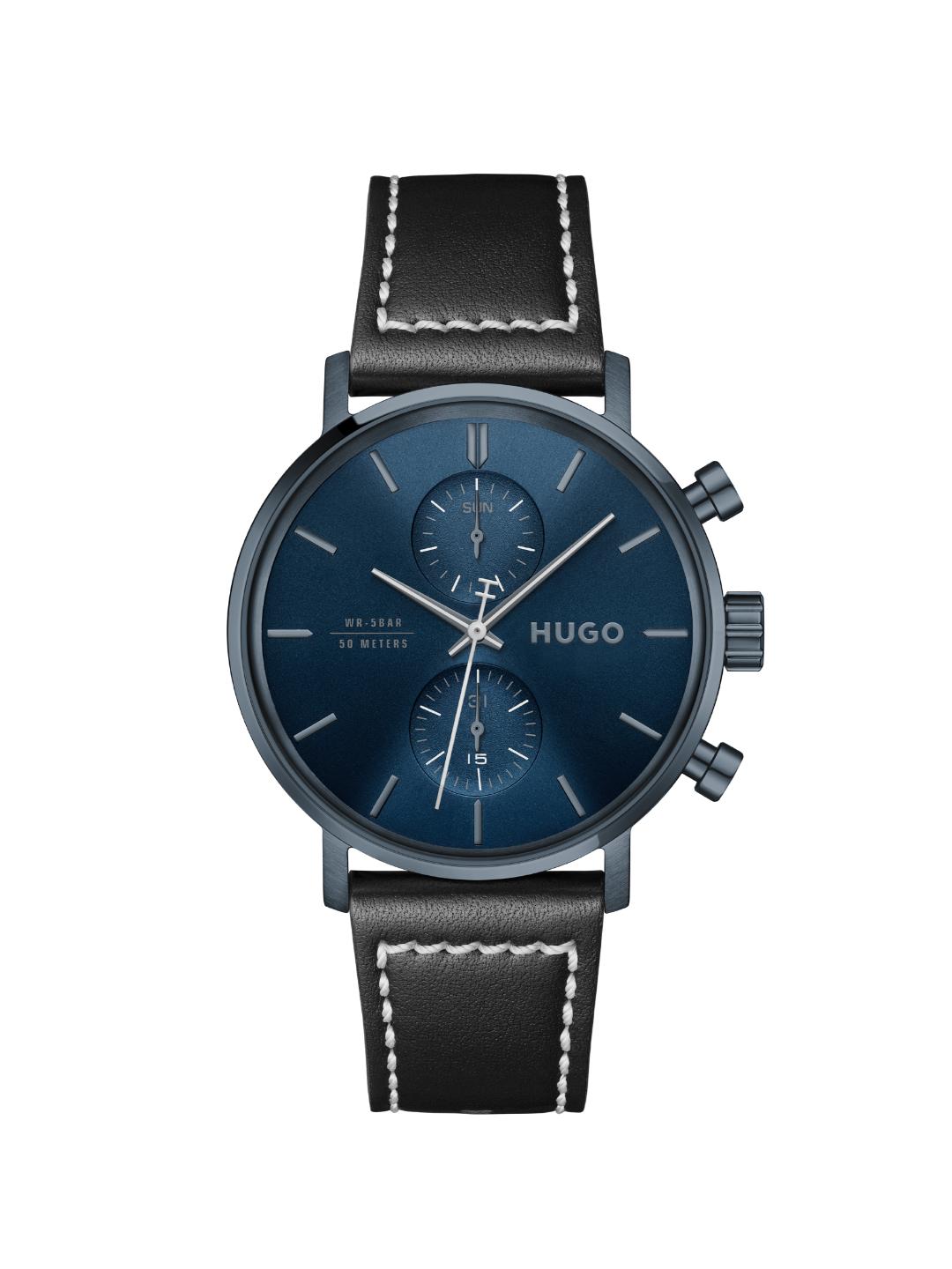 Hugo Takeoff Chrono Blue 43 mm Dial Men Watch 1530466