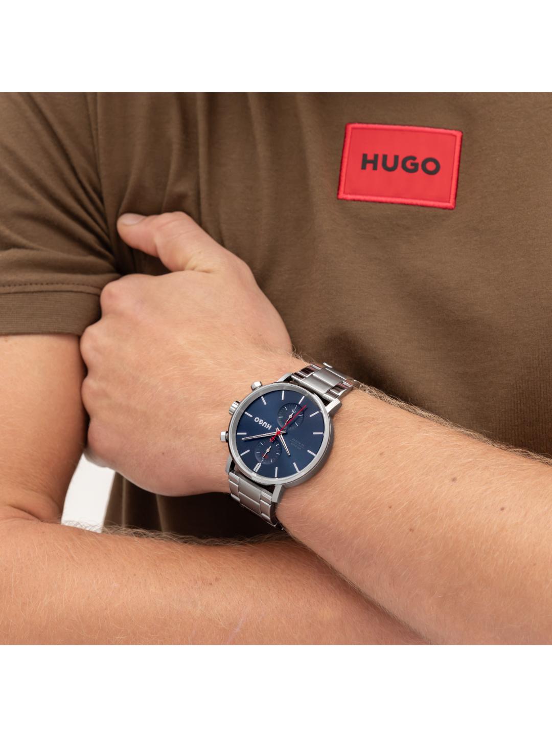 Hugo Takeoff Chrono Blue 43 mm Dial Men Watch 1530467