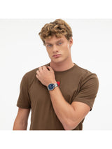 Hugo Takeoff Chrono Blue 43 mm Dial Men Watch 1530467