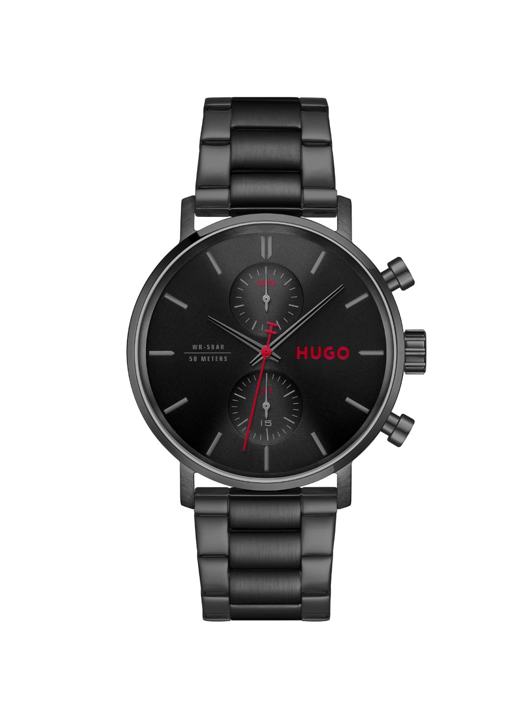Hugo Takeoff Chrono Black 43 mm Dial Men Watch 1530468