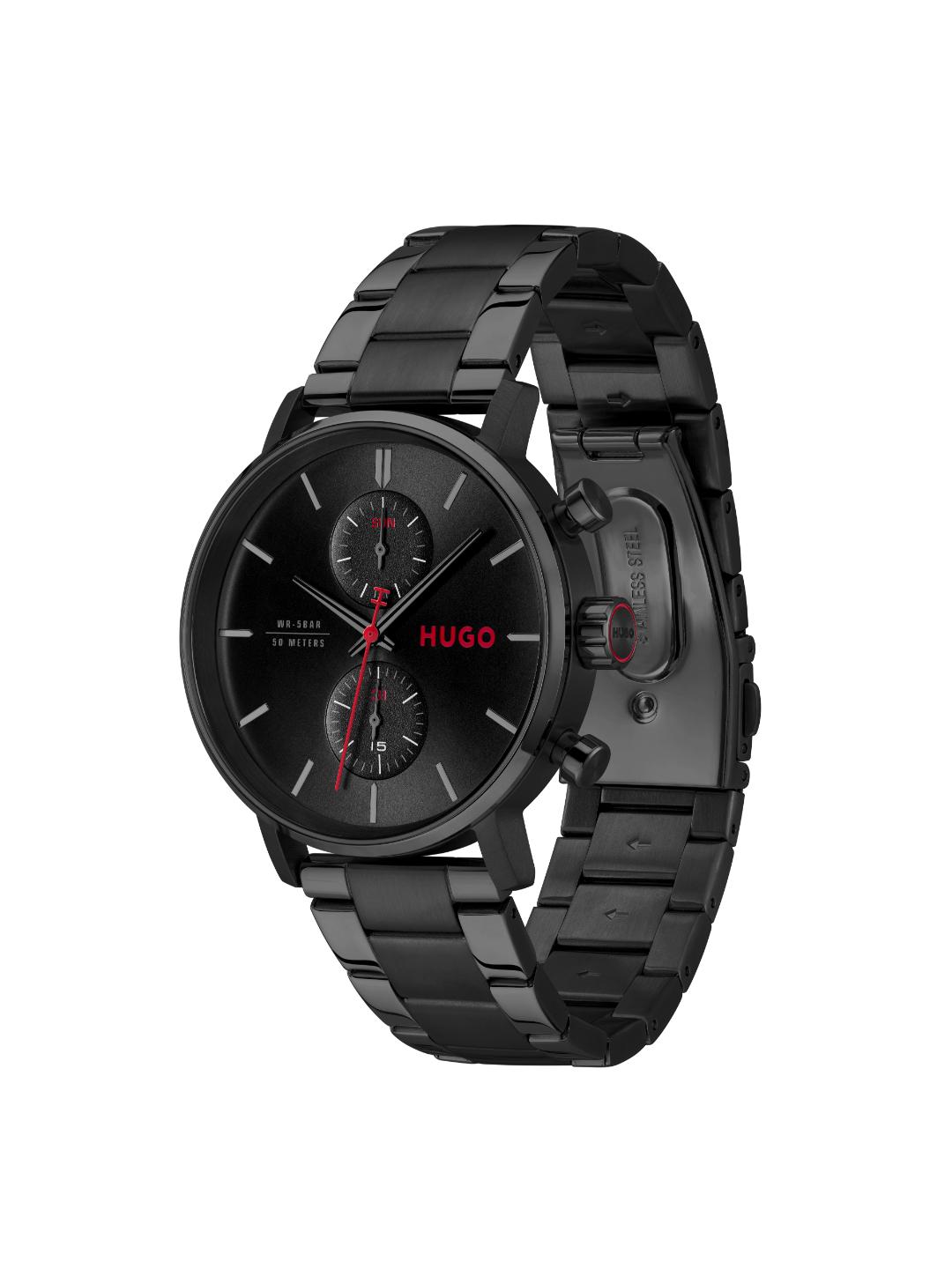 Hugo Takeoff Chrono Black 43 mm Dial Men Watch 1530468
