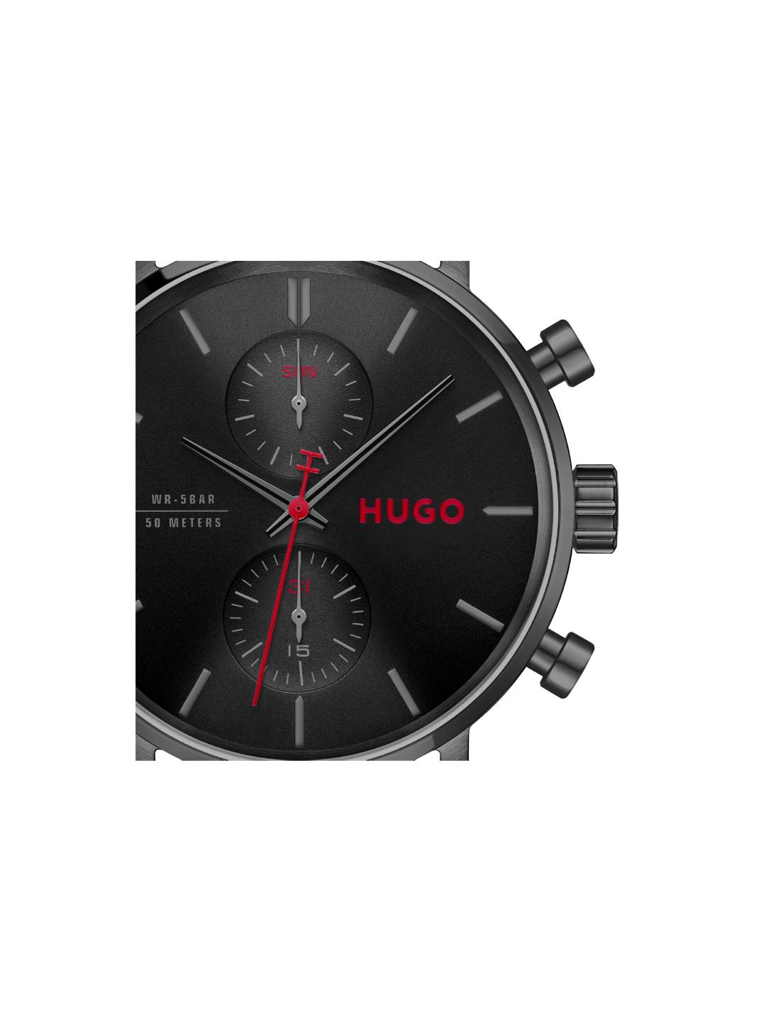 Hugo Takeoff Chrono Black 43 mm Dial Men Watch 1530468