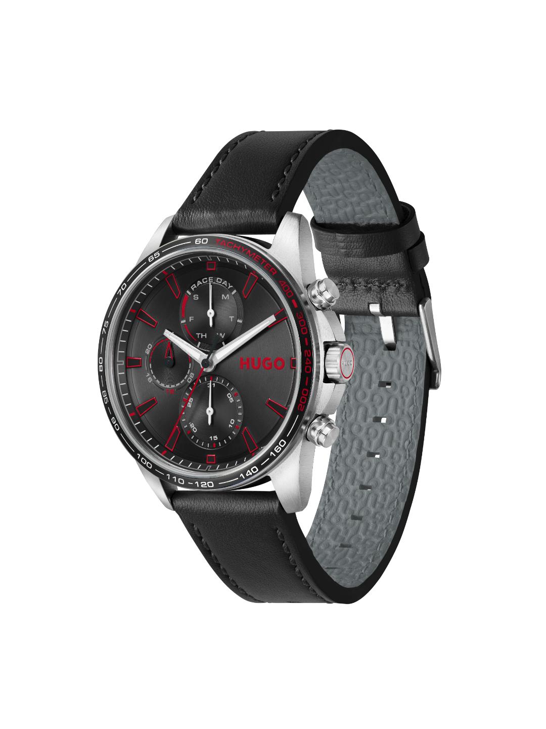 Hugo Drift Chrono Black 43 mm Dial Men Watch 1530475