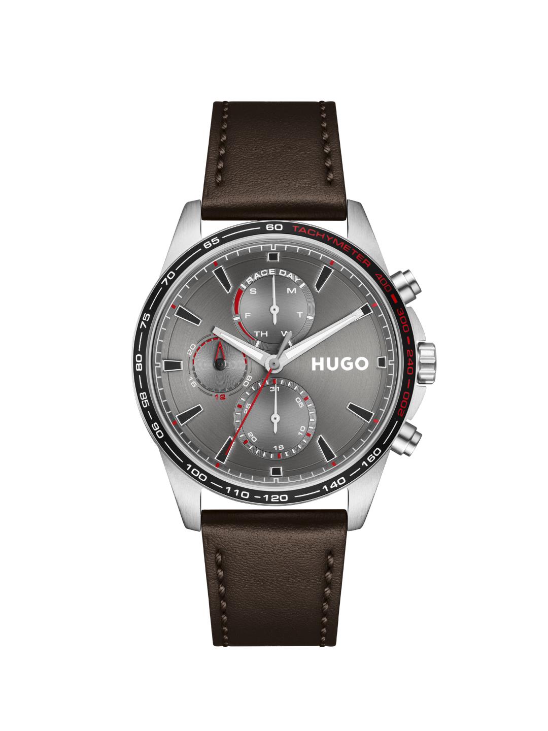 Hugo Drift Chrono Grey 43 mm Dial Men Watch 1530476