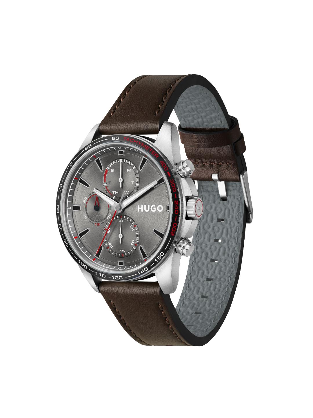 Hugo Drift Chrono Grey 43 mm Dial Men Watch 1530476