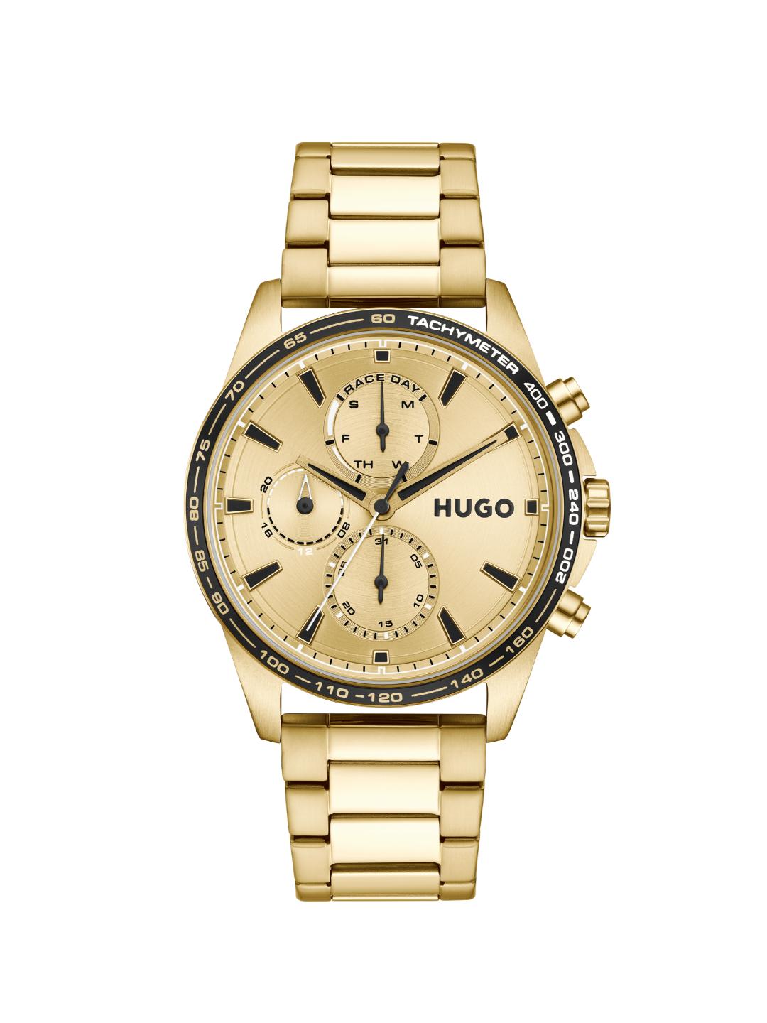 Hugo Drift Chrono Gold 43 mm Dial Men Watch 1530479