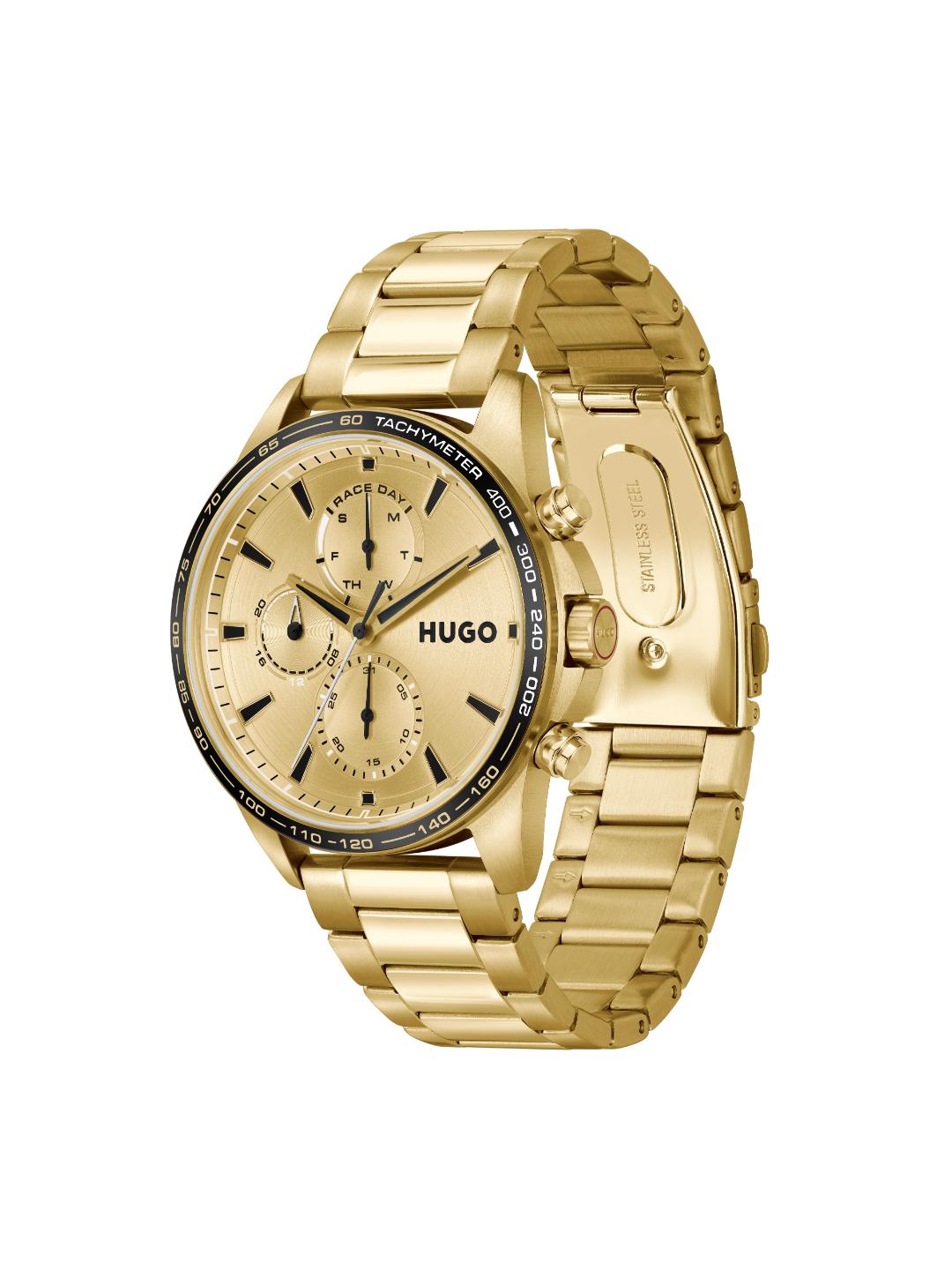 Hugo Drift Chrono Gold 43 mm Dial Men Watch 1530479