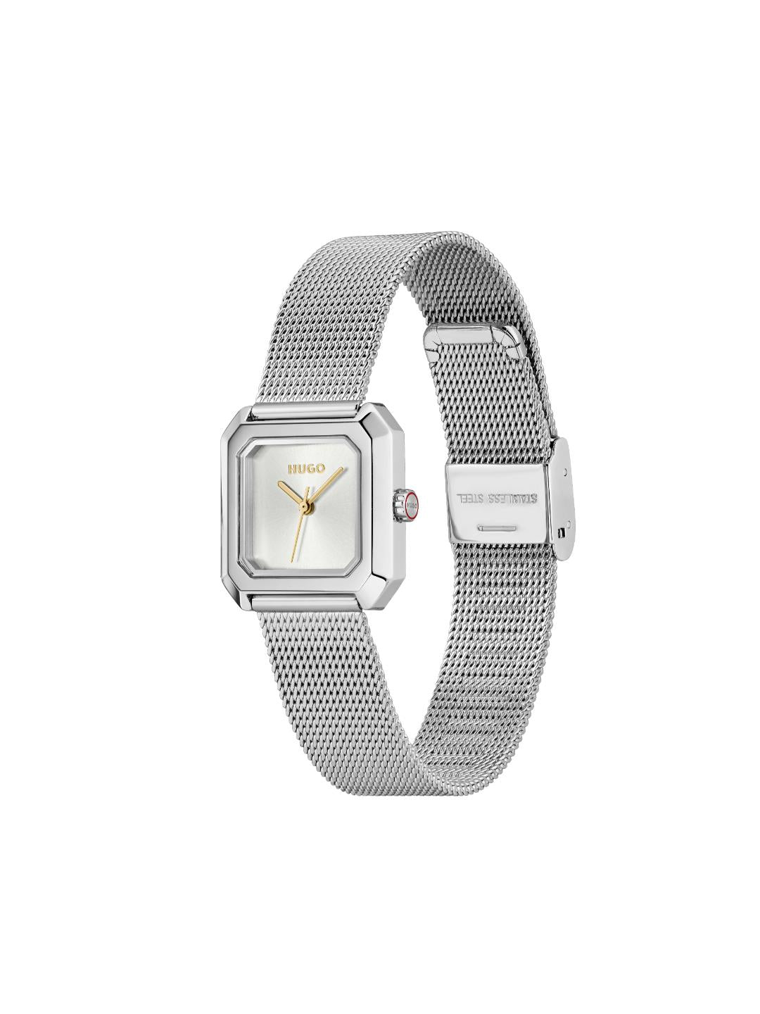 Hugo Hazel Basic Mini Silver 24 mm Dial Women Analog Watch 1540183
