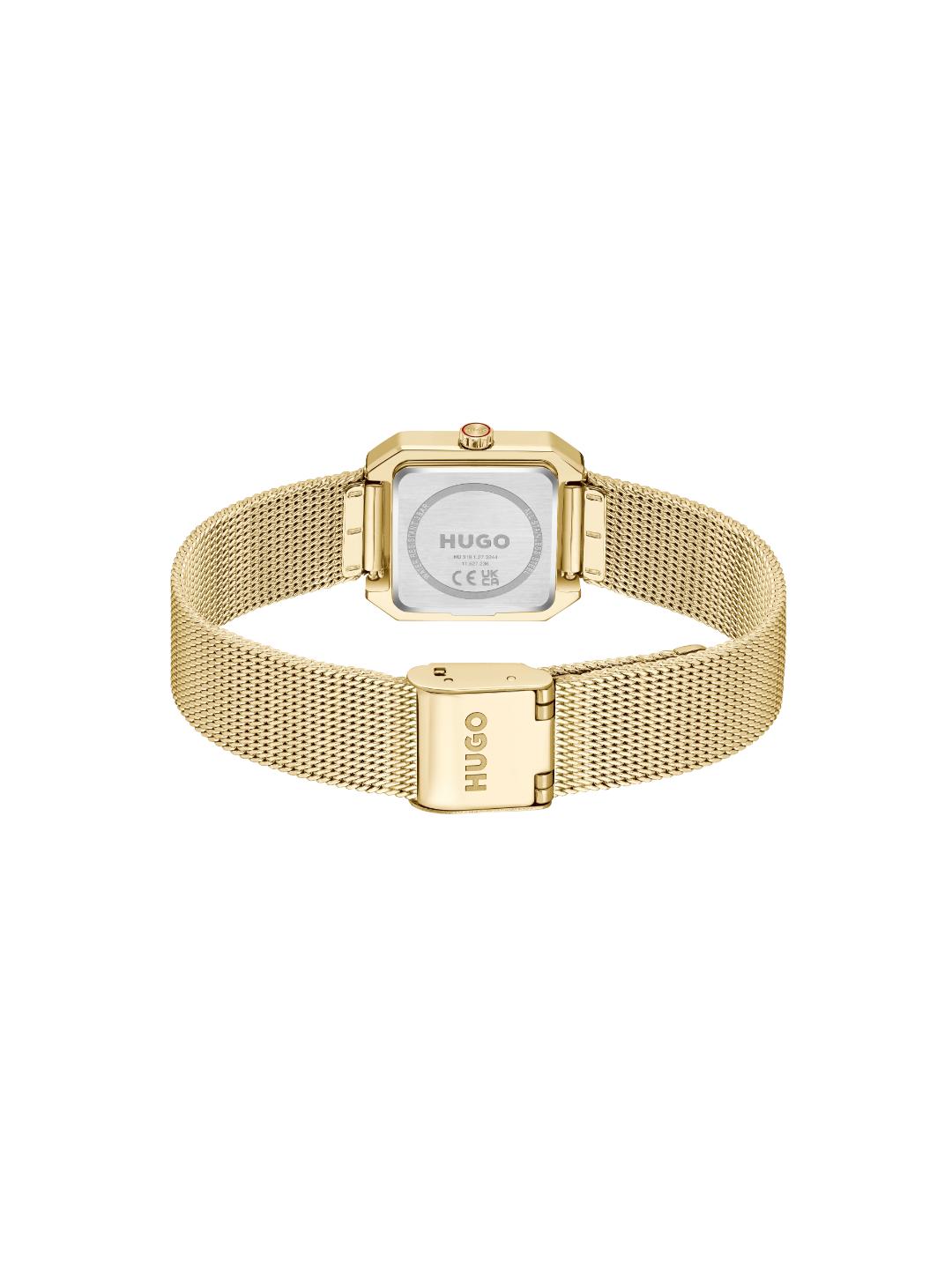 Hugo Hazel Basic Mini Gold 24 mm Dial Women Analog Watch 1540184