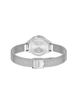 Hugo Glossy Basic Silver White 30 mm Dial Women Analog Watch 1540187